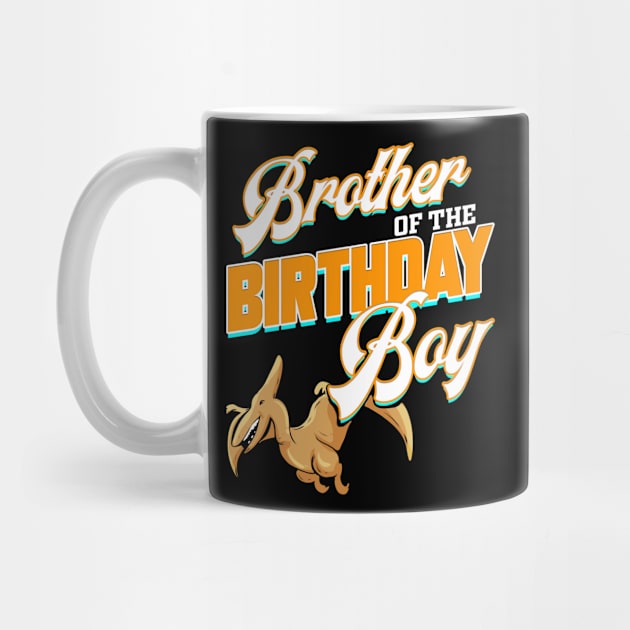 Brother of the Birthday Boy Dinosaurier Design by KM Merch